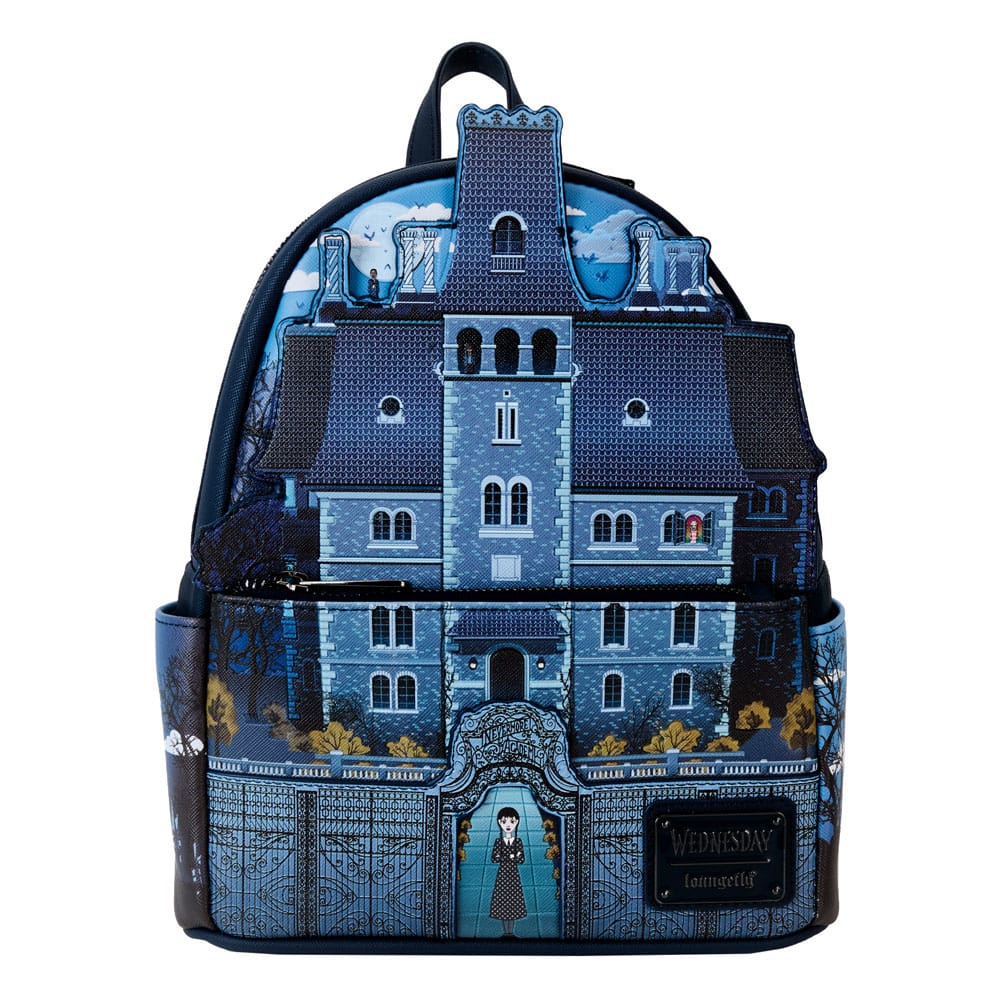 AUF BESTELLUNG gefertigter Wednesday by Loungefly Rucksack Mini Nevermore Academy *SONDERPREIS*