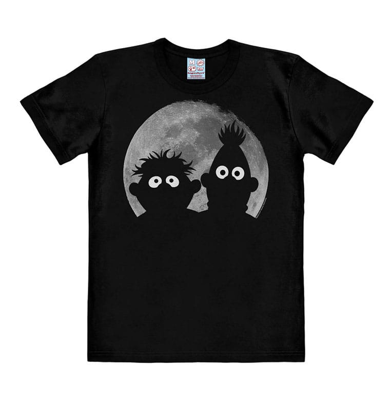 MADE TO ORDER Sesame Street Easy Fit T-Shirt Ernie &amp; Bert - Moon Size L