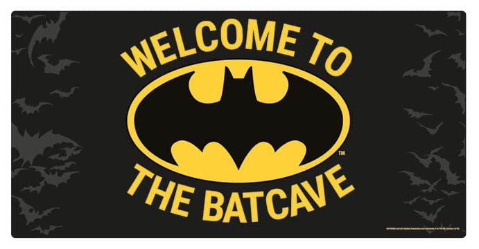 🧪 LAB | SU ORDINAZIONE Batman Metal Sign Welcome to the Batcave 60x30 cm