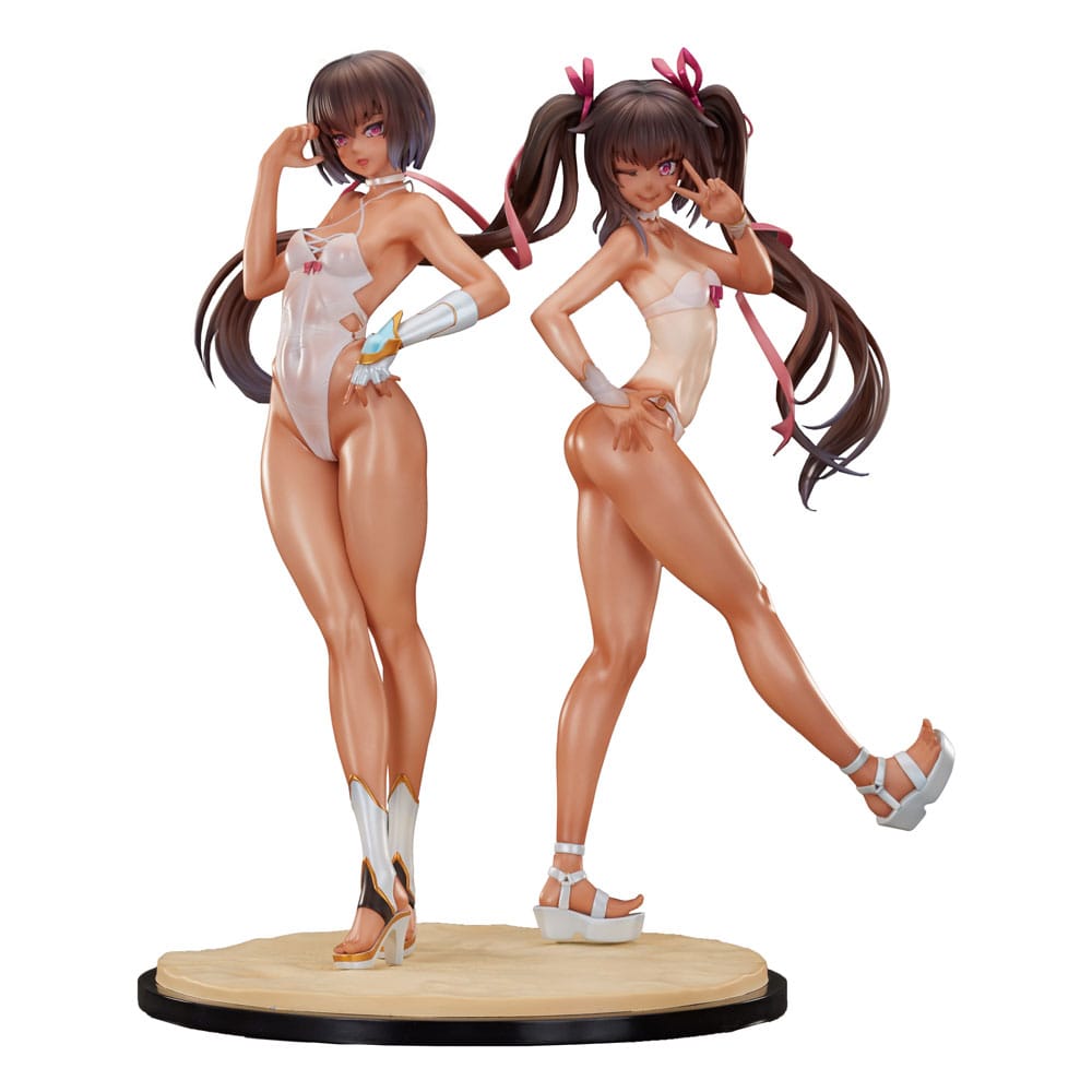 PREORDINE CHIUSO 04/2026 Taimanin RPG Set of 2 PVC Statue 1/6 Adult Yukikaze and Young Yukikaze Swimsuits Ver. 28 cm (PREORDINE NON CANCELLABILE)