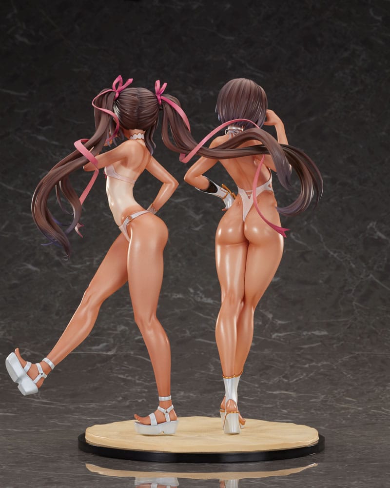 PREORDINE CHIUSO 04/2026 Taimanin RPG Set of 2 PVC Statue 1/6 Adult Yukikaze and Young Yukikaze Swimsuits Ver. 28 cm (PREORDINE NON CANCELLABILE)