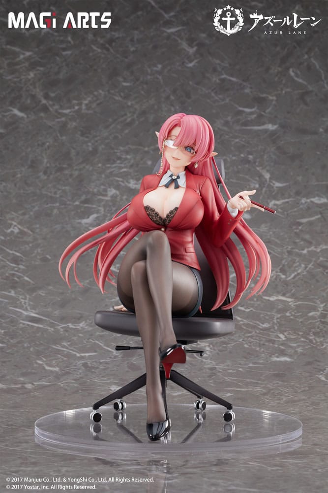 PREORDINE+ CHIUSO 04/2026 Azur Lane PVC Statue 1/6 Duke of York The Chic Counselor 20 cm