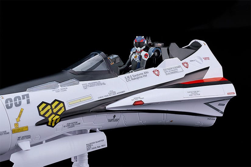 PREORDINE ESAURITO Macross Frontier Plastic Model Kit 1/20 PLAMAX MF-69 Minimum Factory Alto Saotome With VF-25F Decal Set 9 cm