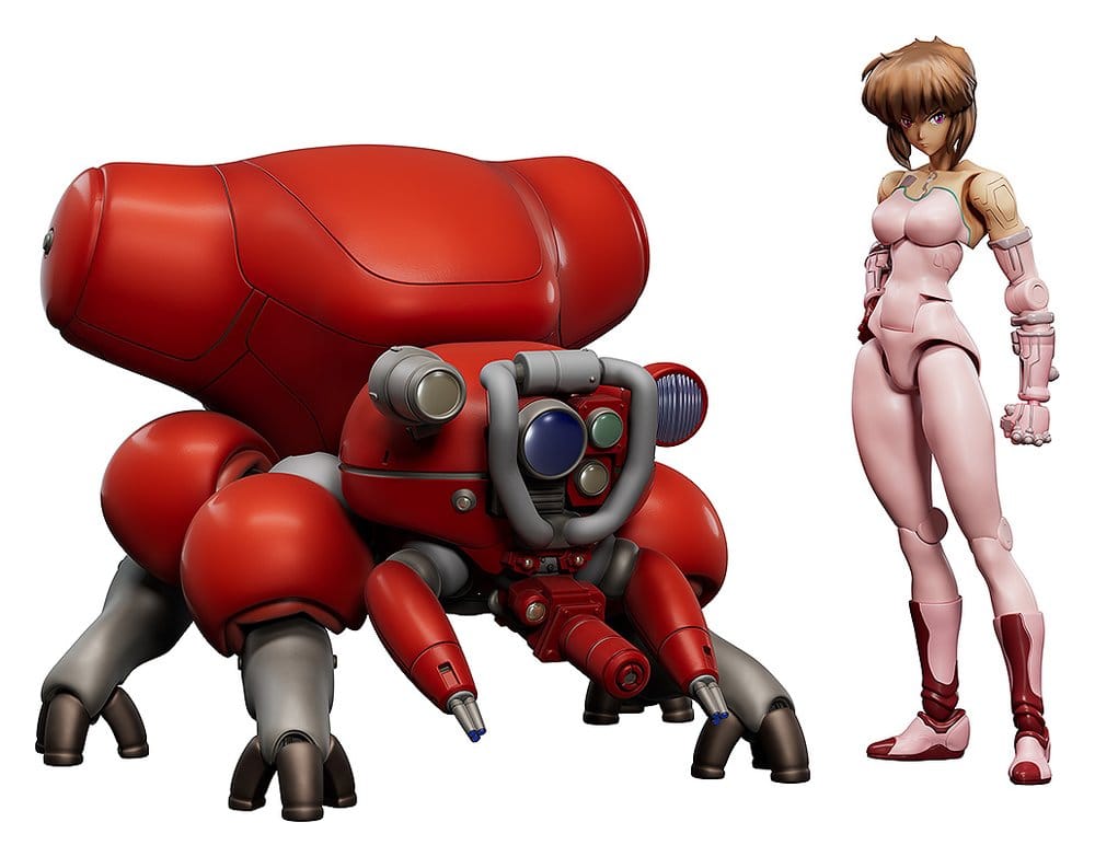 PREORDINE+ 01/2027 Ghost in the Shell PLAMAX minimum factory Plastic Model Kit Motoko Kusanagi with Fuchikoma 8 cm