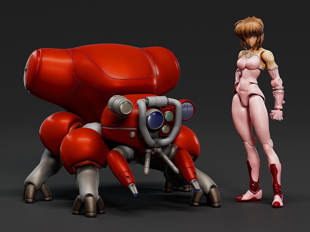 PREORDINE+ 01/2027 Ghost in the Shell PLAMAX minimum factory Plastic Model Kit Motoko Kusanagi with Fuchikoma 8 cm