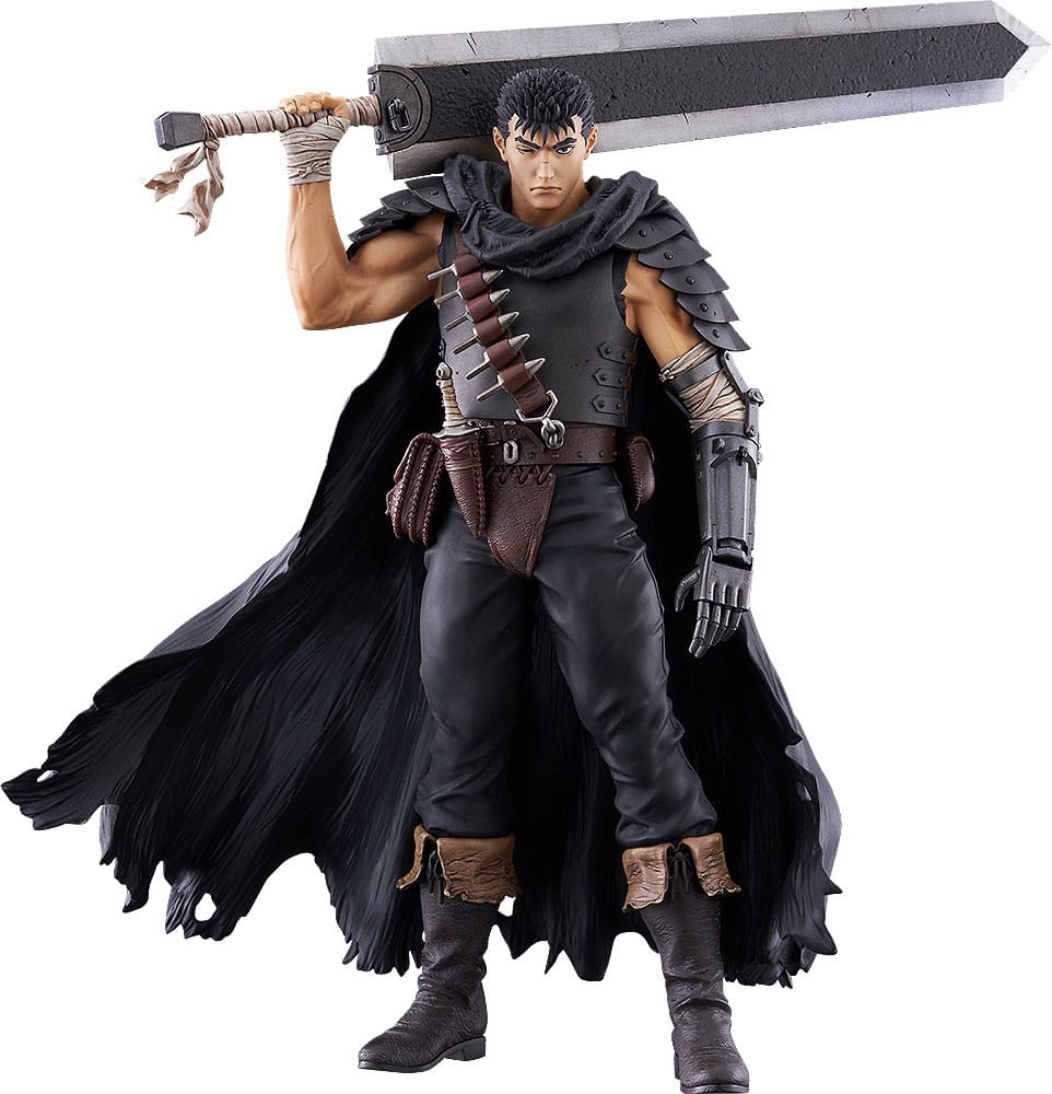 SU ORDINAZIONE Berserk Pop Up Parade L PVC Statue Guts (Black Swordsman) 22 cm