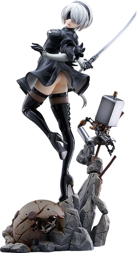 NieR:Automata Ver1.1a PVC-Statue, auf Bestellung gefertigt, Maßstab 1:7, 2B, 28 cm
