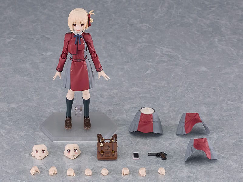 PREORDINE ESAURITO  Lycoris Recoil Figma Action Figure Chisato Nishikigi 15 cm