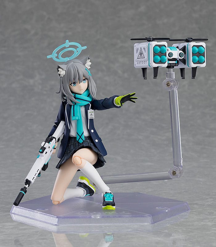 PREORDINE ESAURITO  Blue Archive Figma Action Figure Shiroko Sunaookami (re-run) 15 cm