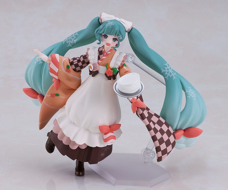 PREORDINE 11/2025 Character Vocal Series 01: Hatsune Miku Figma Action Figure Snow Miku: Winter Delicacy Ver. 14 cm (PREORDINE NON CANCELLABILE)