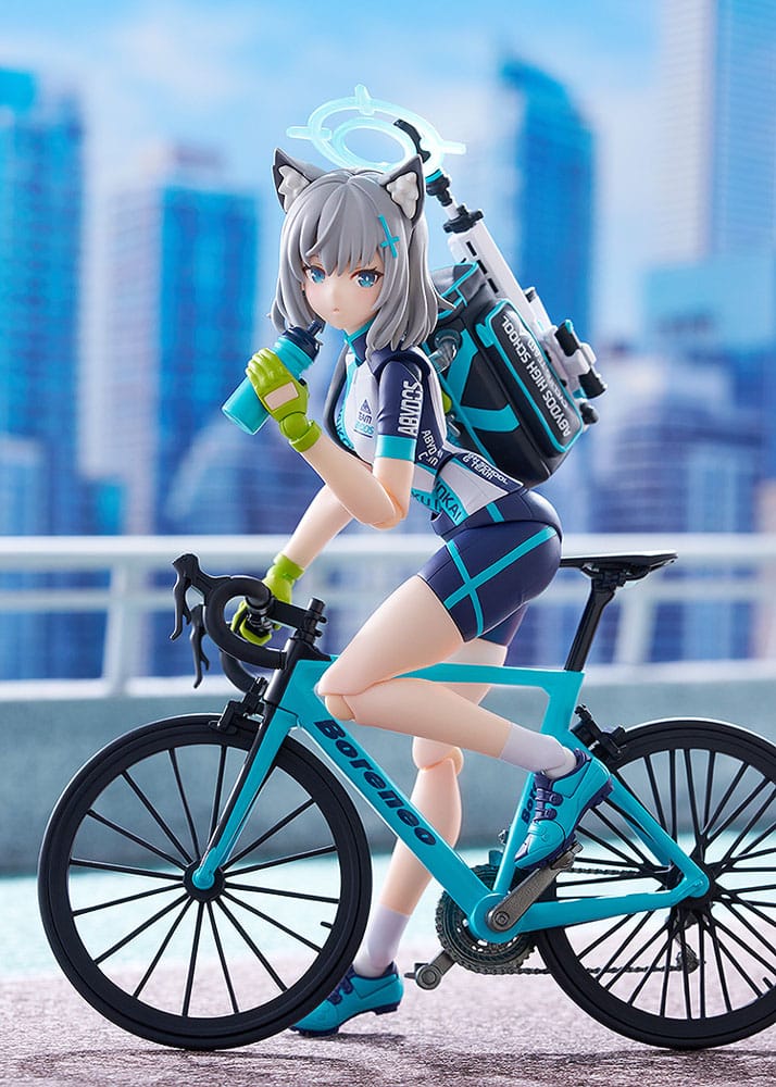PREORDINE+ 12/2025 Blue Archive Figma Action Figure Shiroko Sunaookami Cycling DX Edition 15 cm