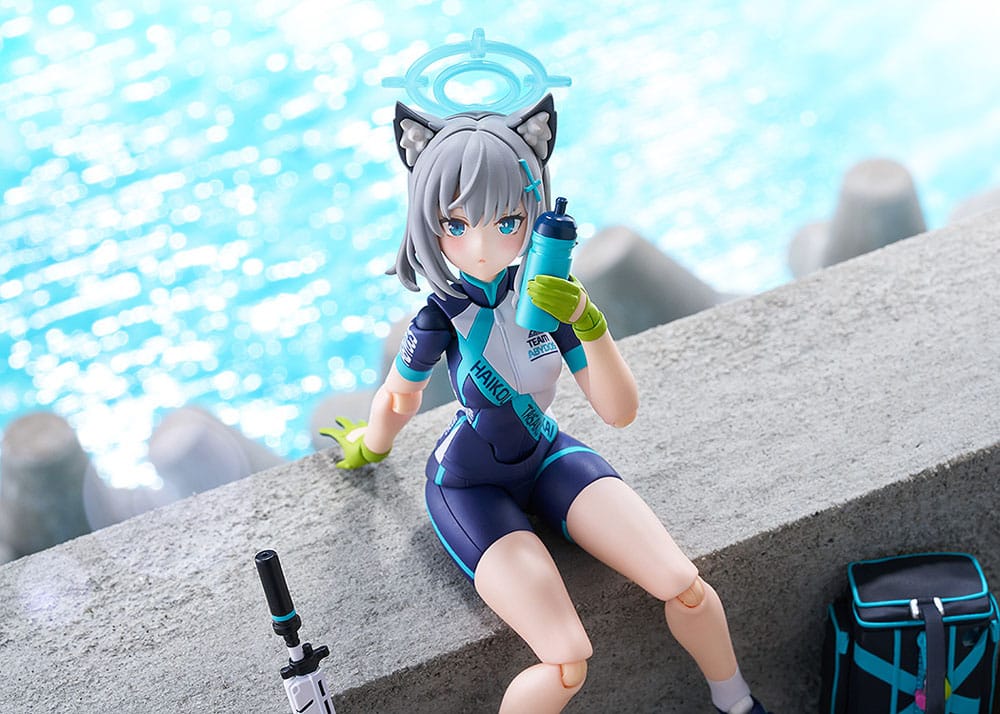 PREORDINE+ 12/2025 Blue Archive Figma Action Figure Shiroko Sunaookami Cycling DX Edition 15 cm