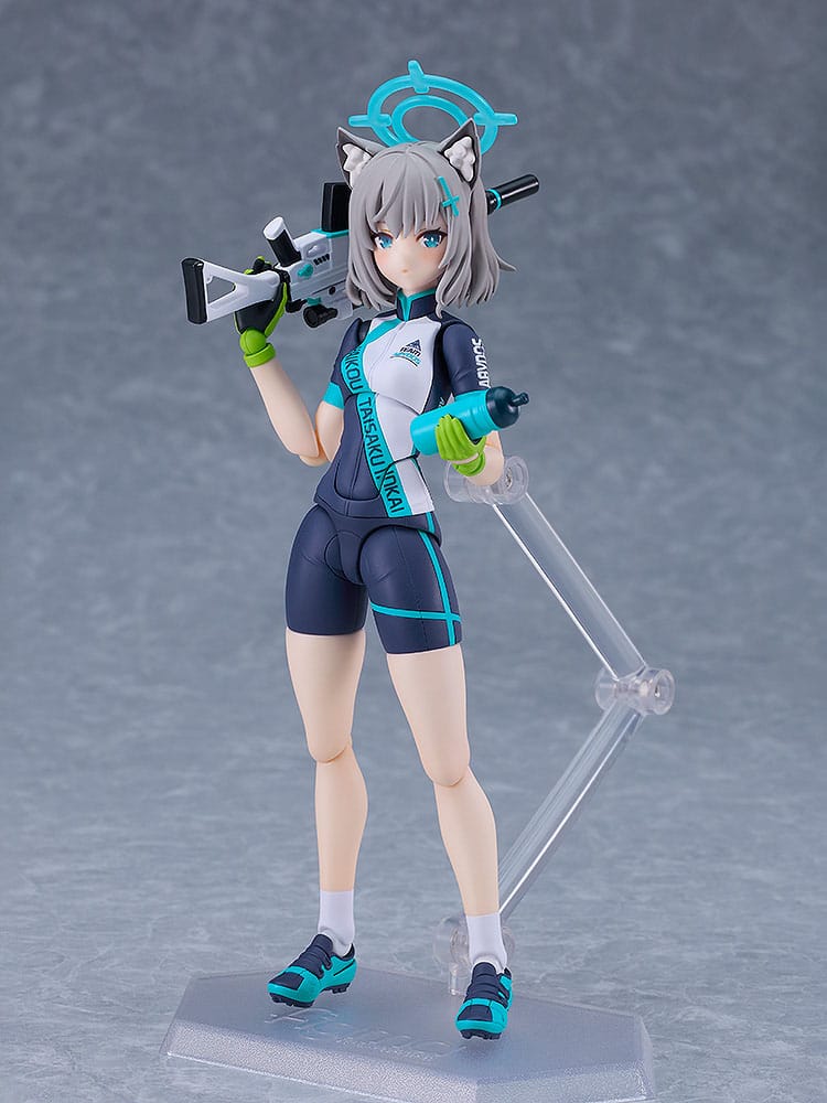 PREORDINE+ 12/2025 Blue Archive Figma Action Figure Shiroko Sunaookami Cycling DX Edition 15 cm