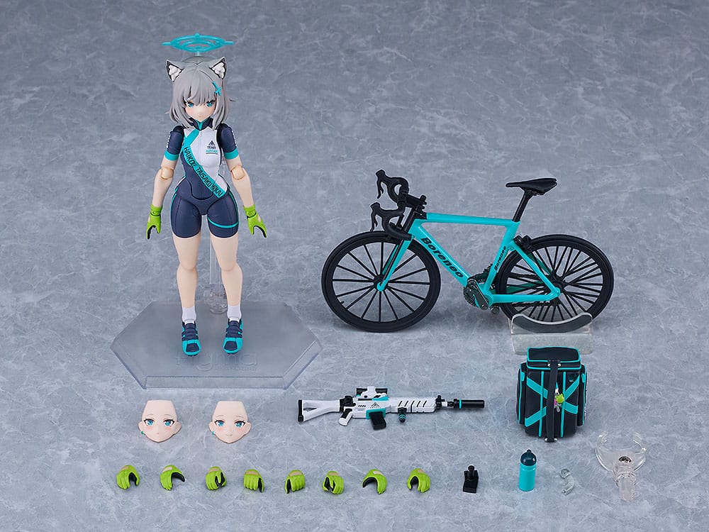PREORDINE+ 12/2025 Blue Archive Figma Action Figure Shiroko Sunaookami Cycling DX Edition 15 cm