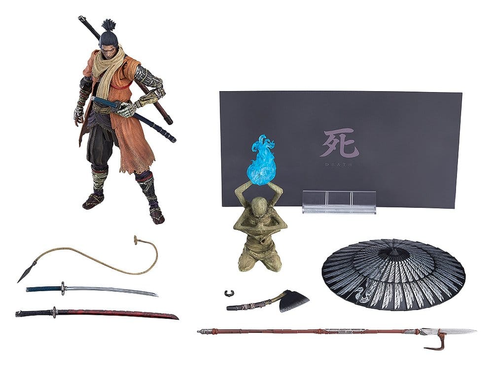 PREORDINE+ 11/2026 Sekiro: Shadows Die Twice Figma Action Figure Sekiro: DX Edition 16 cm