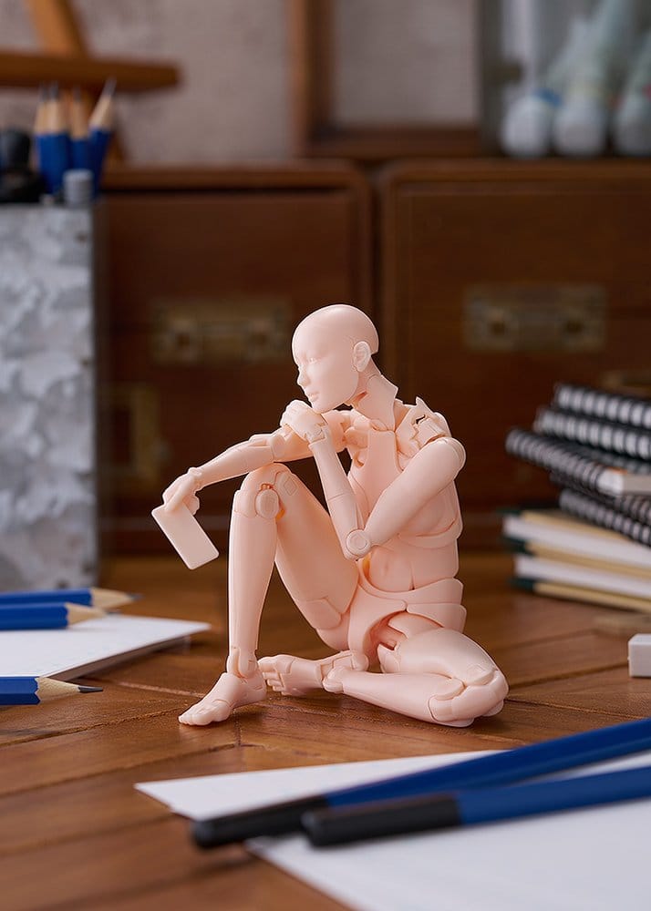 PREORDINE+ 12/2026 Figma Action Figure Nishimura Style Drawing Doll Olive Flesh 21 cm