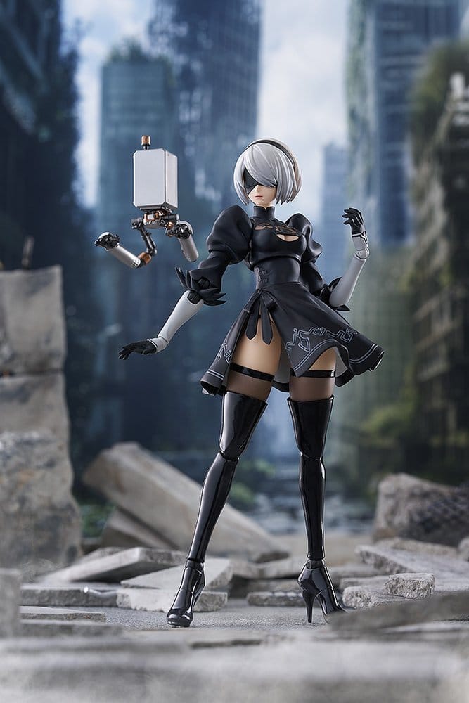 PREORDINE+ 10/2027 NieR:Automata Ver1.1a Figma Action Figure 2B (YoRHa No.2 Type B) 16 cm