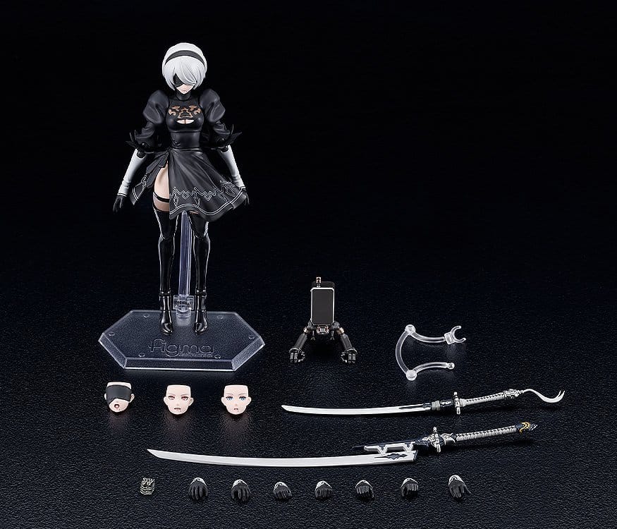 PREORDINE+ 10/2027 NieR:Automata Ver1.1a Figma Action Figure 2B (YoRHa No.2 Type B) 16 cm