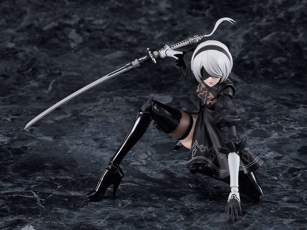 PREORDINE+ 10/2027 NieR:Automata Ver1.1a Figma Action Figure 2B (YoRHa No.2 Type B) 16 cm