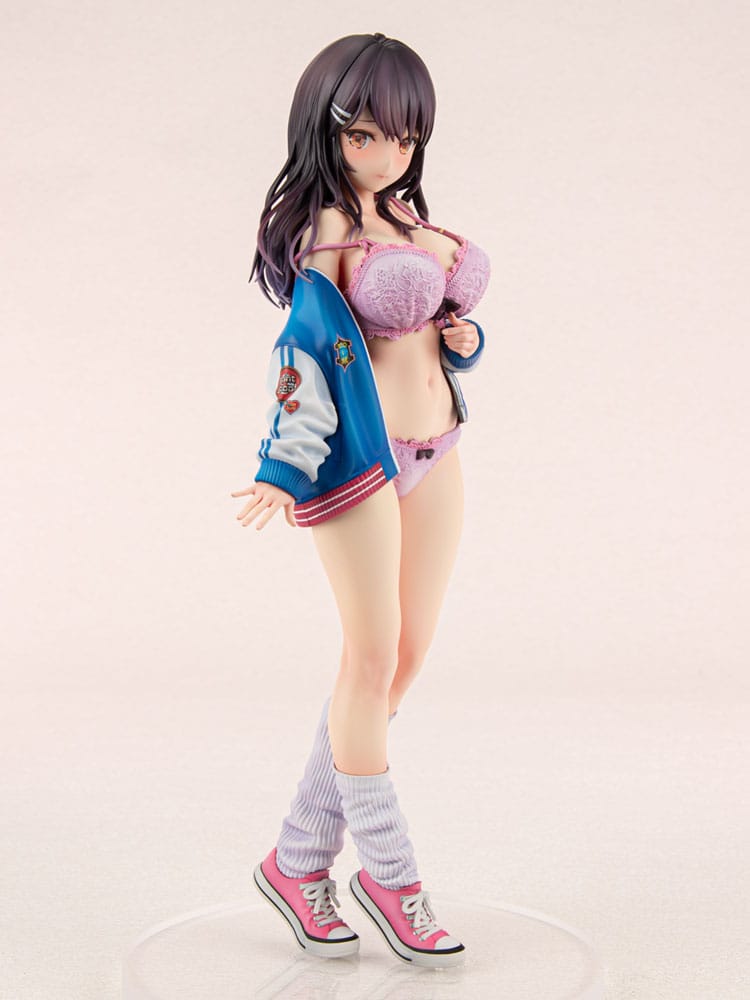PREORDER+ CLOSED 03/2026 Original Character PVC Statue 1/6 Sukajan Jacket Kanojo wa Cool de Itai! Kyouka Kagura 27 cm (18+) (PREORDER NON-CANCELABLE)