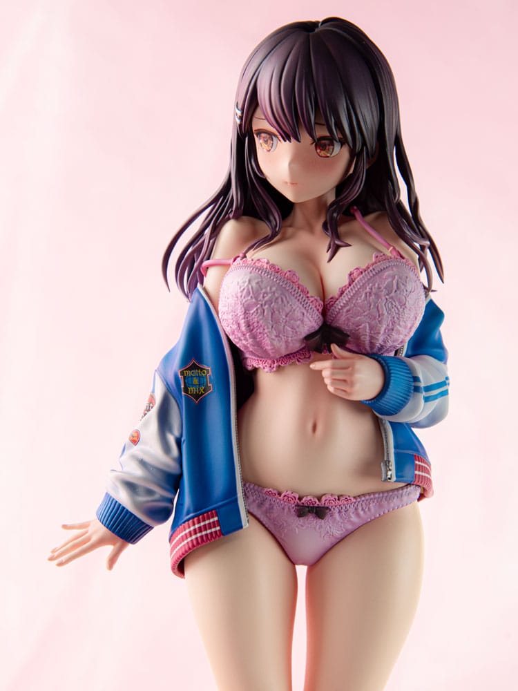 PREORDER+ CLOSED 03/2026 Original Character PVC Statue 1/6 Sukajan Jacket Kanojo wa Cool de Itai! Kyouka Kagura 27 cm (18+) (PREORDER NON-CANCELABLE)