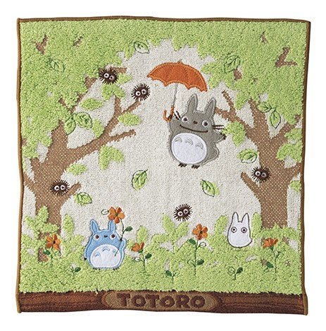 AUF BESTELLUNG Mein Nachbar Totoro Mini-Handtuch Schatten des Baumes 25 x 25 cm