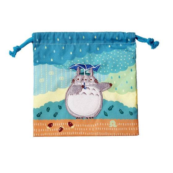 SU ORDINAZIONE My Neighbor Totoro Laundry Storage Bag Totoro under the rain 20 x 19 cm