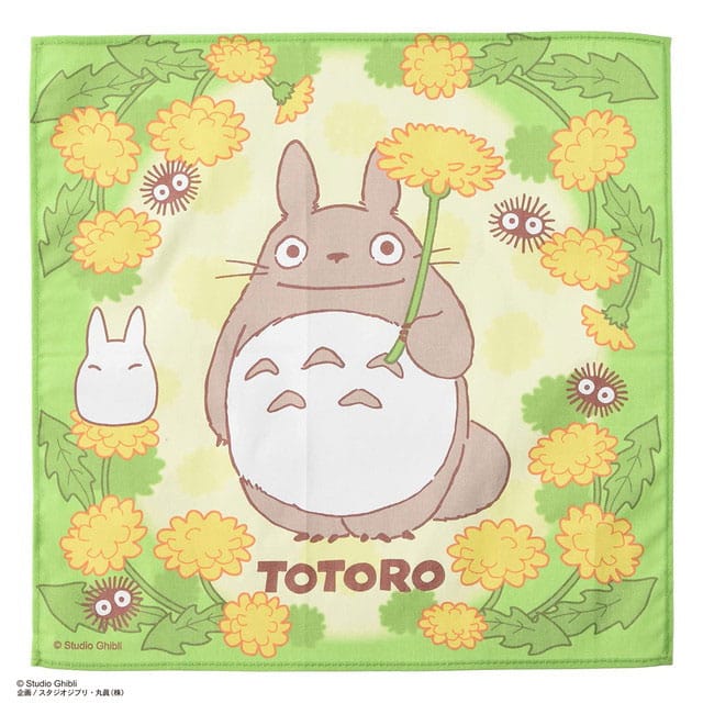 AUF BESTELLUNG Mein Nachbar Totoro Taschentuch Pusteblume 43 x 43 cm