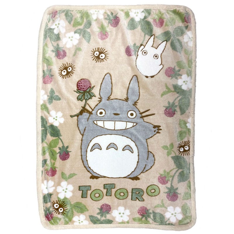 AUF BESTELLUNG Mein Nachbar Totoro Flauschige Decke Totoro Himbeere 100 x 140 cm