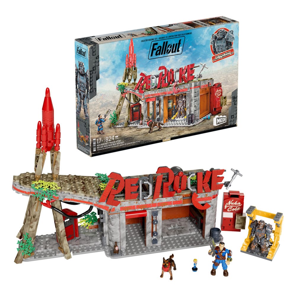 SU ORDINAZIONE Fallout MEGA Construction Set Red Rocket Truck Stop