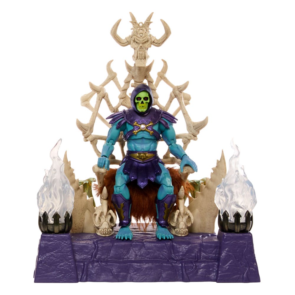 AUF BESTELLUNG HERGESTELLT Masters of the Universe: New Eternia Masterverse Actionfigur Skeletor &amp; Throne 18 cm *SONDERPREIS*