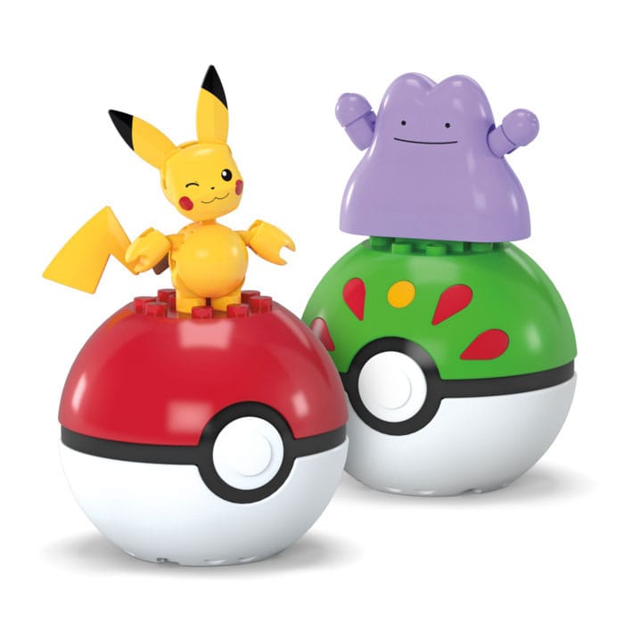 MADE TO ORDER Pokémon MEGA Construction Set Poké Ball Collection: Pikachu &amp; Ditto