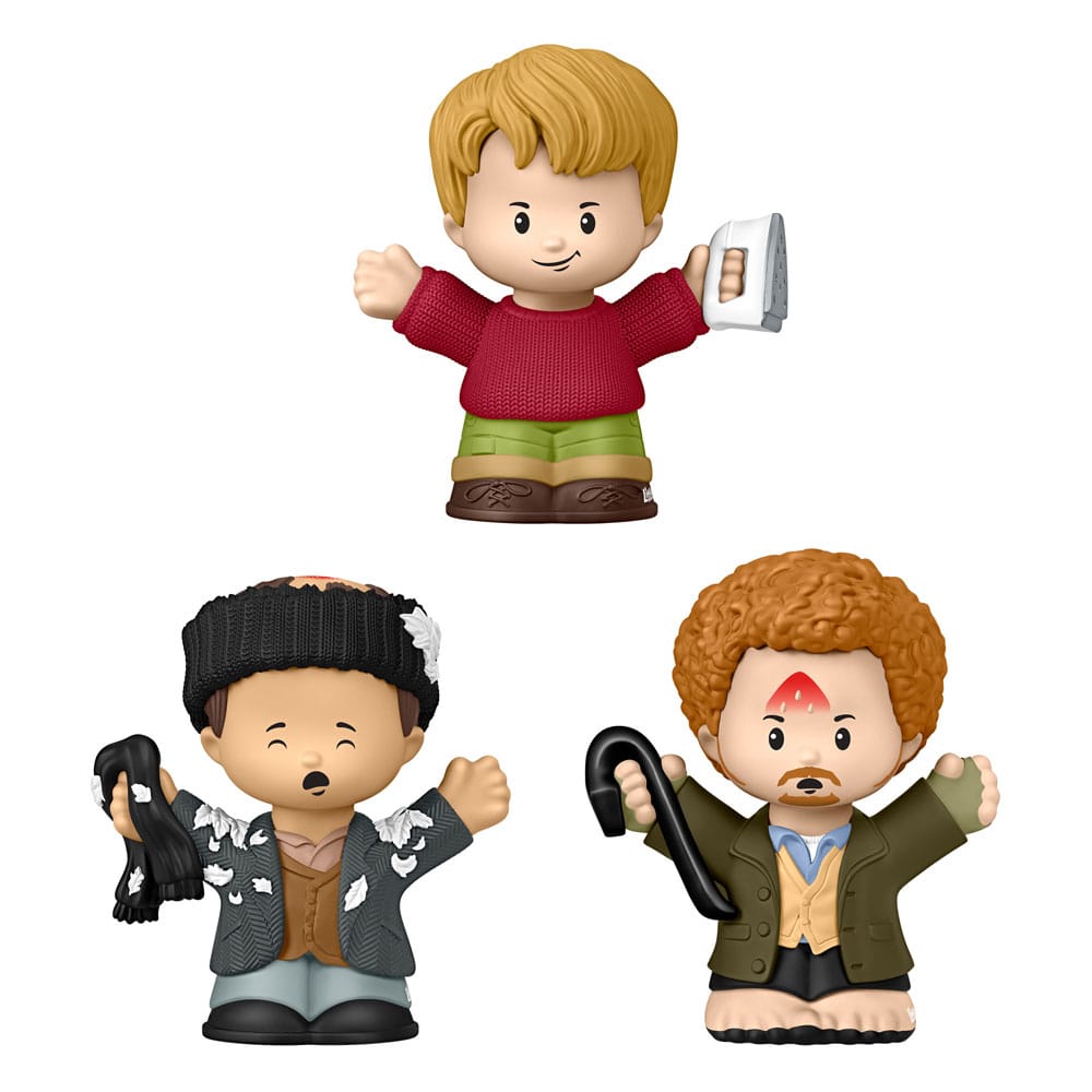 SU ORDINAZIONE Home Alone Fisher-Price Little People Collector Mini Figures 3-Pack 7 cm ESAURITO