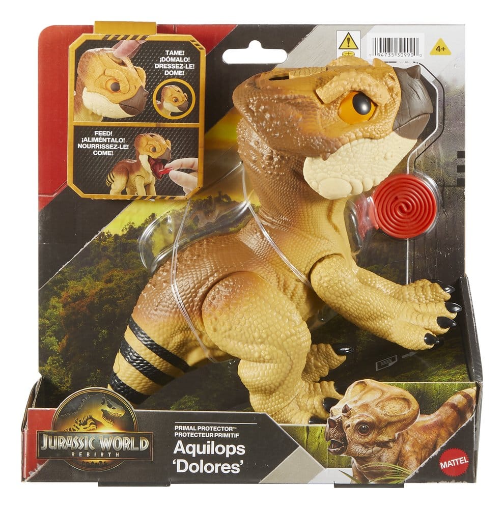 🧪 LAB | SU ORDINAZIONE Jurassic World: Rebirth Interactive Action Figure Aquilops Dolores 13 cm
