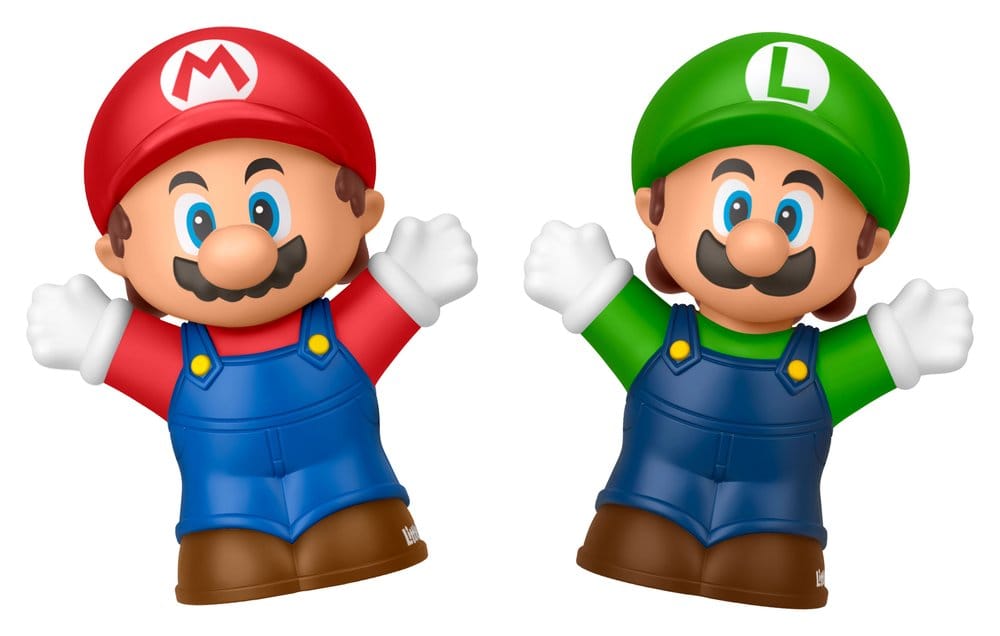 🧪 LAB | SU ORDINAZIONE My Mario Little People Collector Mini Figure 6-Pack 7 cm
