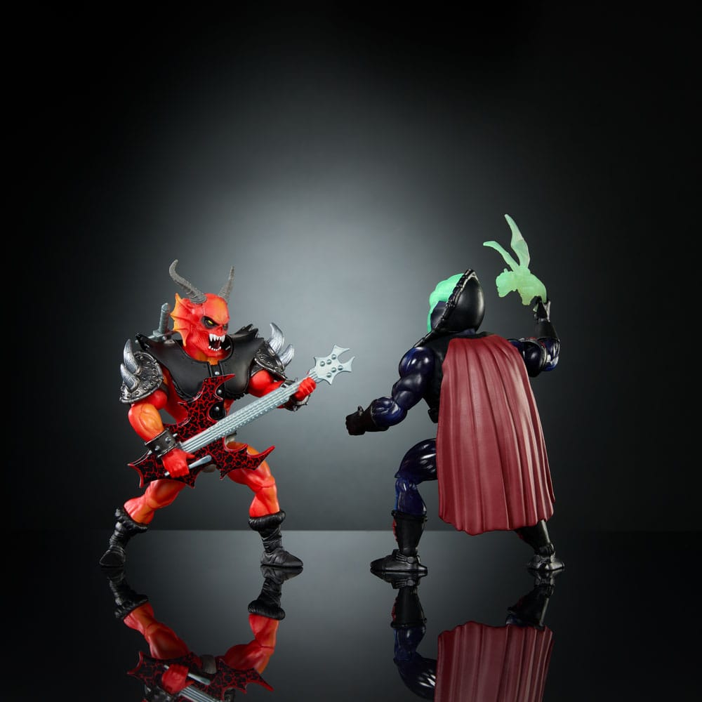 🧪 LAB | SU ORDINAZIONE Masters of the Universe x Stranger Things Origins Action Figure 2-Pack Hordak & Hellfire-Man 14 cm