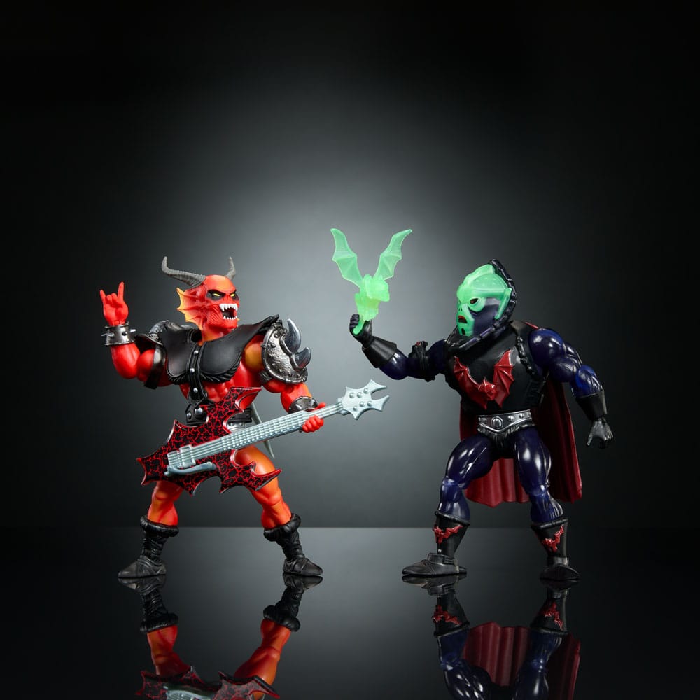 🧪 LAB | SU ORDINAZIONE Masters of the Universe x Stranger Things Origins Action Figure 2-Pack Hordak & Hellfire-Man 14 cm