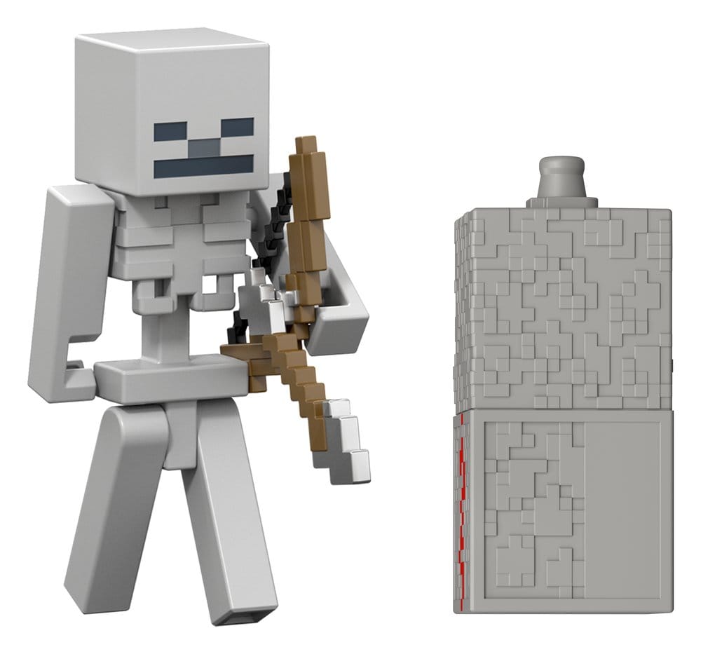 🧪 LAB | SU ORDINAZIONE Minecraft Action Figure Skeleton 8 cm