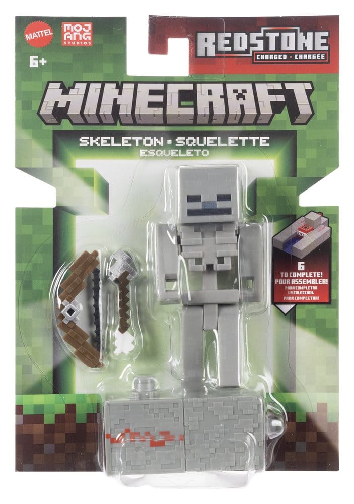 🧪 LAB | SU ORDINAZIONE Minecraft Action Figure Skeleton 8 cm