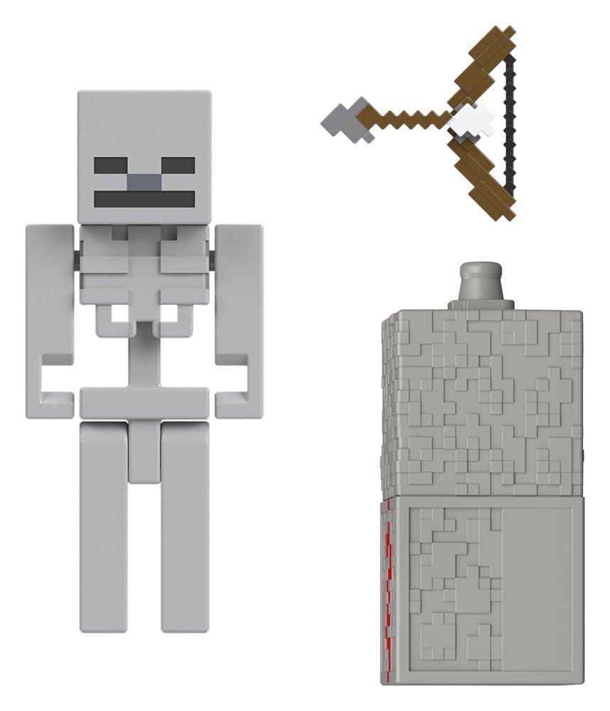 🧪 LAB | SU ORDINAZIONE Minecraft Action Figure Skeleton 8 cm