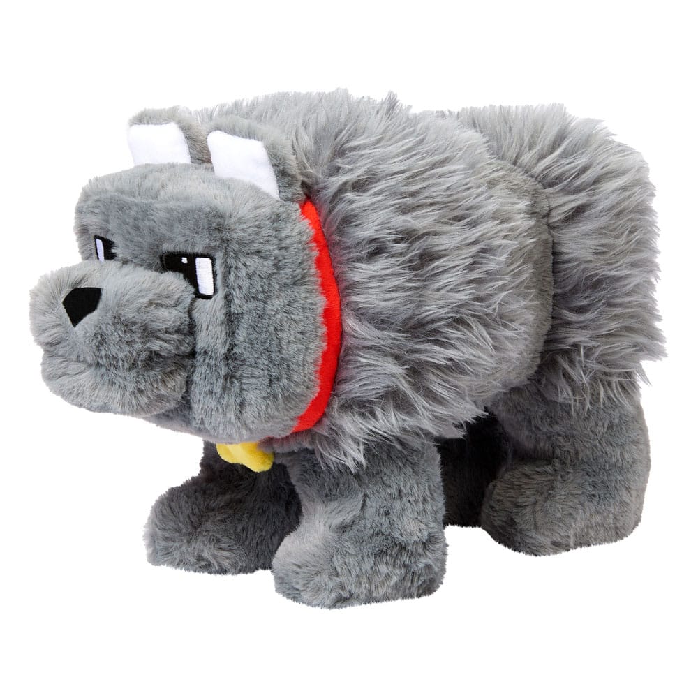 🧪 LAB | SU ORDINAZIONE A Minecraft Movie Plush Figure Dennis the Wolf 20 cm