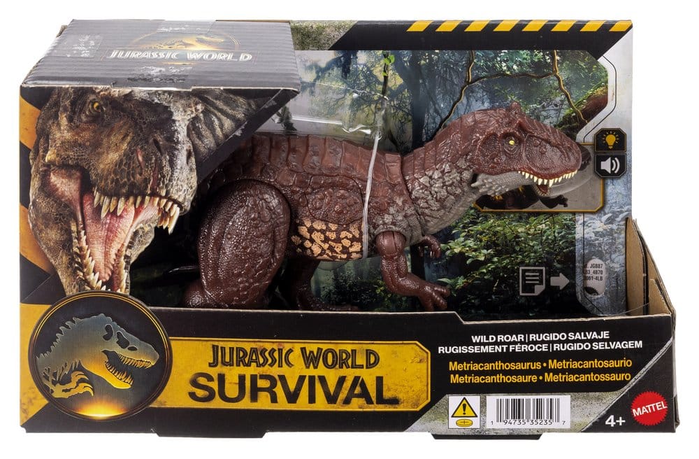 🧪 LAB | SU ORDINAZIONE Jurassic World: Survival Action Figure Wild Roar Metriacanthosaurus 31 cm