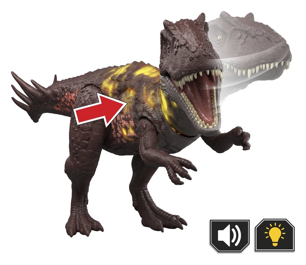 🧪 LAB | SU ORDINAZIONE Jurassic World: Survival Action Figure Wild Roar Metriacanthosaurus 31 cm