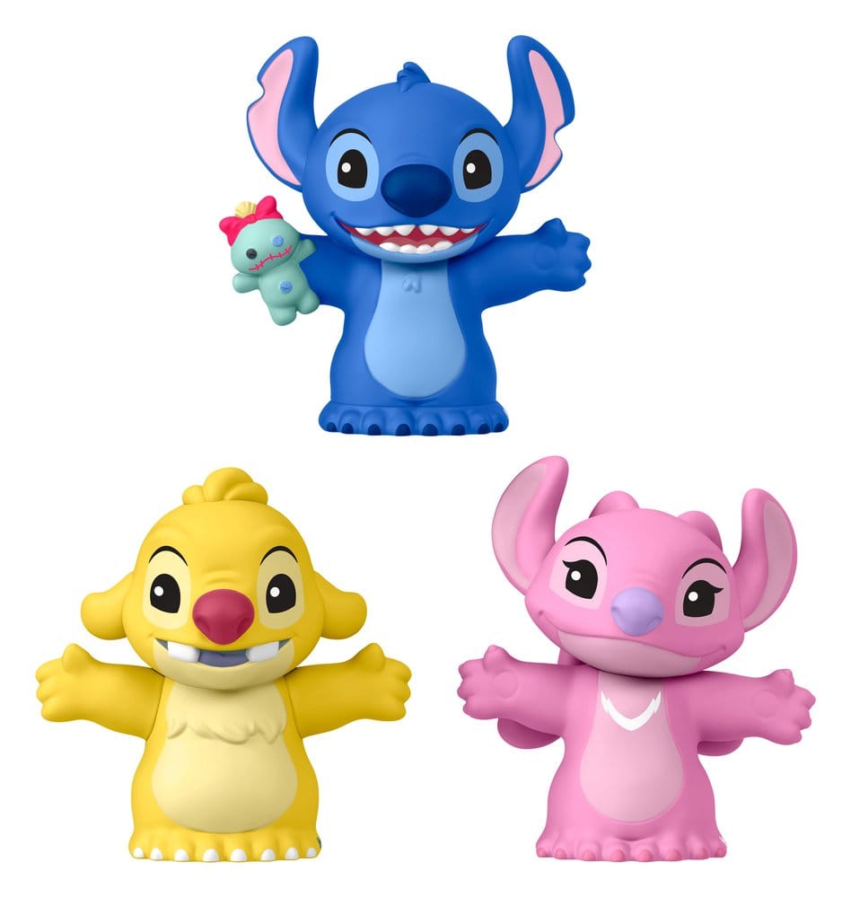 🧪 LAB | SU ORDINAZIONE Lilo & Stitch Little People Collector Mini Figure 3-Pack Stitch & The Cousins 7 cm