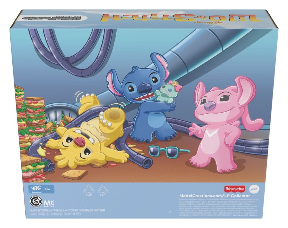 🧪 LAB | SU ORDINAZIONE Lilo & Stitch Little People Collector Mini Figure 3-Pack Stitch & The Cousins 7 cm