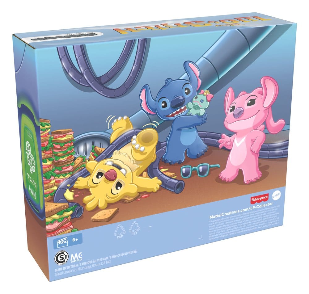 🧪 LAB | SU ORDINAZIONE Lilo & Stitch Little People Collector Mini Figure 3-Pack Stitch & The Cousins 7 cm