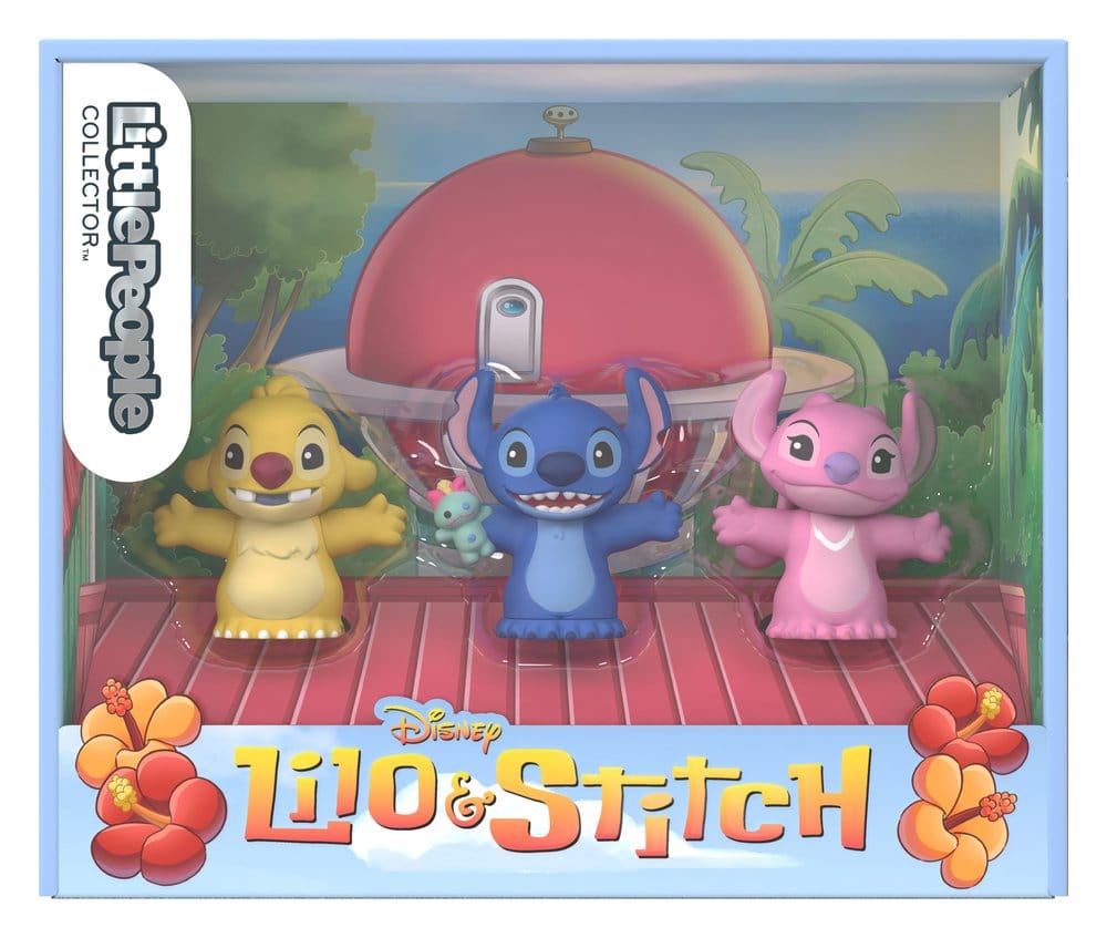 🧪 LAB | SU ORDINAZIONE Lilo & Stitch Little People Collector Mini Figure 3-Pack Stitch & The Cousins 7 cm