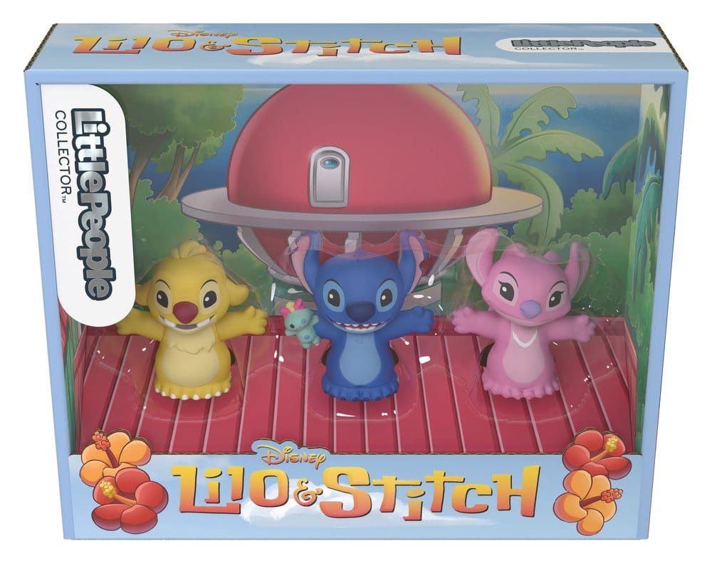 🧪 LAB | SU ORDINAZIONE Lilo & Stitch Little People Collector Mini Figure 3-Pack Stitch & The Cousins 7 cm