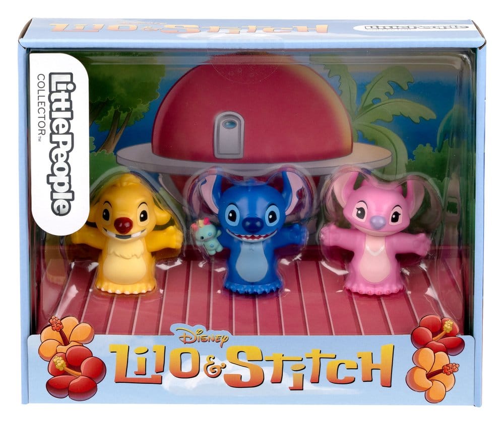 🧪 LAB | SU ORDINAZIONE Lilo & Stitch Little People Collector Mini Figure 3-Pack Stitch & The Cousins 7 cm