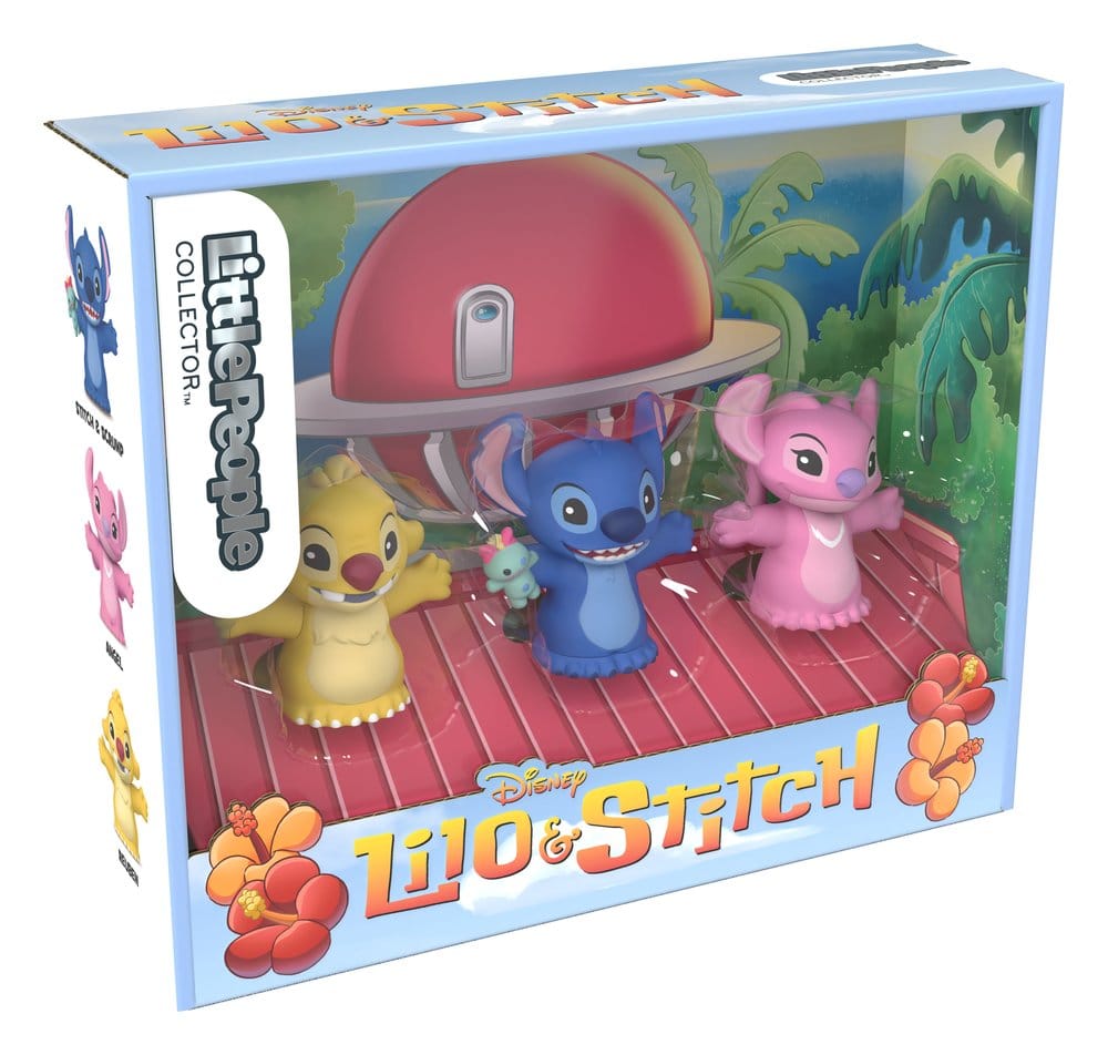 🧪 LAB | SU ORDINAZIONE Lilo & Stitch Little People Collector Mini Figure 3-Pack Stitch & The Cousins 7 cm
